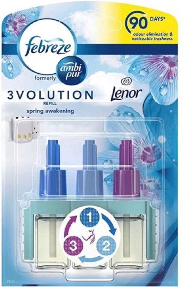 Ambi Pur 3Volution Navullingen Lenor Spring - Voordeelverpakking 6 x 20 ml Ambi Pur 3Volution Navullingen Lenor Spring - Voordeelverpakking 6 X 20 Ml -Schoonmaakproducten Winkel