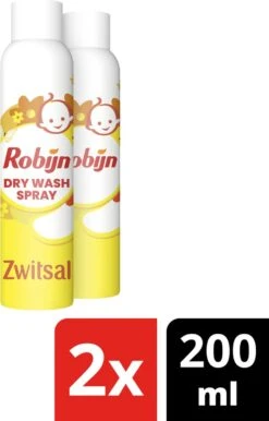 Robijn Dry Wash Spray Zwitsal - 2 X 200ml - Voordeelverpakking -Schoonmaakproducten Winkel 767x1200 3