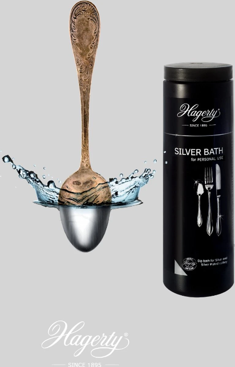 Hagerty Silver Bath - Professional 580ml - reinigingsbad voor zilver bestek Hagerty Silver Bath - Professional 580ml - Reinigingsbad Voor Zilver Bestek -Schoonmaakproducten Winkel