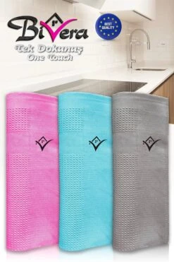 Bivera - Schoonmaakdoeken - Microvezeldoekjes - Microvezeldoeken - Vlekvrij - 3 Stuks