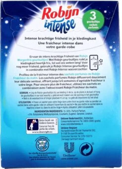 Robijn Geurbuiltje Intense 3 STUKS - Geur- Geurbuiltjes- Geurzakjes Voor In De Kledingkast -Schoonmaakproducten Winkel 865x1200