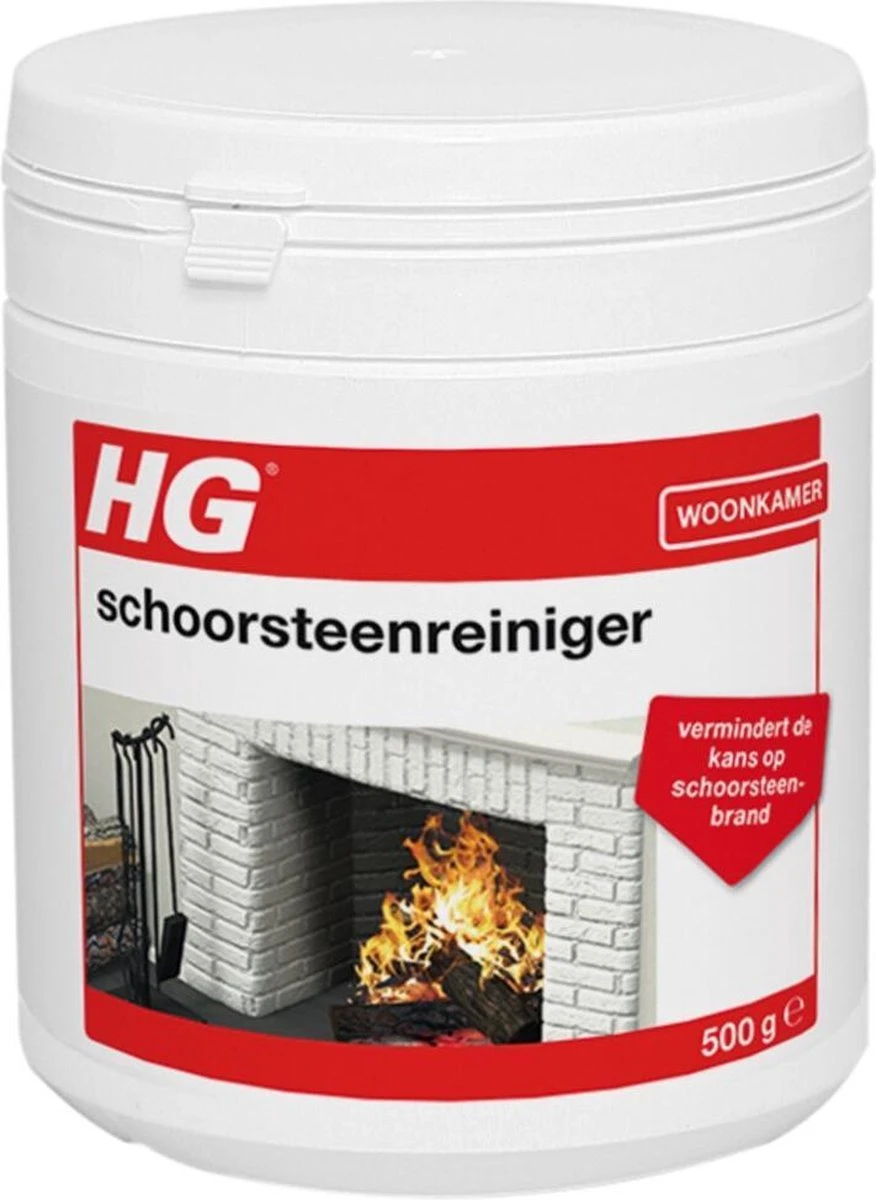 HG schoorsteenreiniger - 500 gr - voor schoorsteenkanaal, open haard en allesbrander HG Schoorsteenreiniger - 500 Gr - Voor Schoorsteenkanaal, Open Haard En Allesbrander -Schoonmaakproducten Winkel