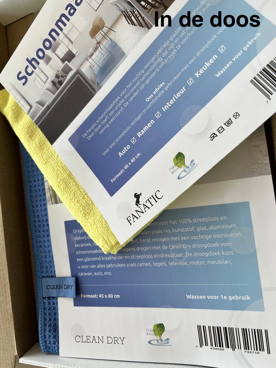 Clean Dry ramenset raamdoeken origineel 45 x 60 Blauw/Geel Merkloos Clean Dry Ramenset Raamdoeken Origineel 45 X 60 Blauw/Geel -Schoonmaakproducten Winkel 899x1200 25