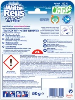 Witte Reus Kracht Actief Toiletblok - Bloesem - WC Blokjes Voordeelverpakking - 10 Stuks 16 Witte Reus Kracht Actief Toiletblok - Bloesem - WC Blokjes Voordeelverpakking - 10 Stuks -Schoonmaakproducten Winkel 900x1200 10