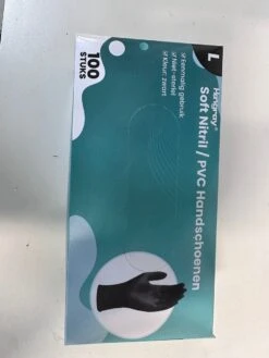 Handschoenen Wegwerp Nitril - Latex Vrij - Ongepoederd - Zwart - Maat L - 100 Stuks -Schoonmaakproducten Winkel 900x1200 29