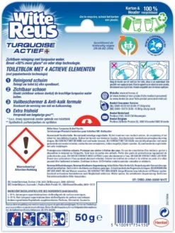 Witte Reus Turquoise Actief Toiletblok - Pacific - WC Blokjes Voordeelverpakking - 10 Stuks 9 Witte Reus Turquoise Actief Toiletblok - Pacific - WC Blokjes Voordeelverpakking - 10 Stuks -Schoonmaakproducten Winkel 901x1200 5