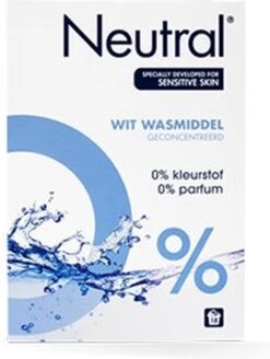 Neutral 0% Wit Parfumvrij Waspoeder - 45 Wasbeurten - Wasmiddel 19 Neutral 0% Wit Parfumvrij Waspoeder - 45 Wasbeurten - Wasmiddel -Schoonmaakproducten Winkel 904x1200