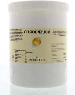 Jacob Hooy Citroenzuur Meelkristal 1 Kg -Schoonmaakproducten Winkel 949x1200 1