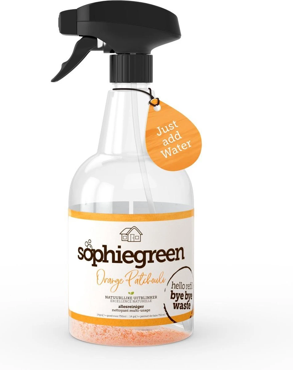 SophieGreen Full House pakket: Allesreiniger + Keukenreiniger + Badkamerreinger + Sopje Allesreiniger 100g SophieGreen Full House Pakket: Allesreiniger + Keukenreiniger + Badkamerreinger + Sopje Allesreiniger 100g -Schoonmaakproducten Winkel 951x1200 1