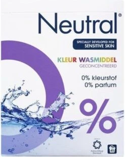 Neutral 0% Kleur Parfumvrij Waspoeder - 18 Wasbeurten - 1,188 Kg - Wasmiddel -Schoonmaakproducten Winkel 952x1200 2