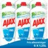 Ajax® Ajax Allesreiniger Fris 6 X 1.25L - Voordeelverpakking -Schoonmaakproducten Winkel 953x1200