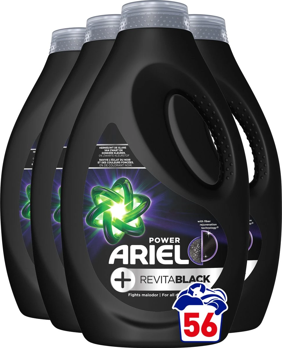 Ariel Vloeibaar Wasmiddel - +Revitablack - Voordeelverpakking 4 x 14 Wasbeurten Ariel Vloeibaar Wasmiddel - +Revitablack - Voordeelverpakking 4 X 14 Wasbeurten -Schoonmaakproducten Winkel 971x1200 2