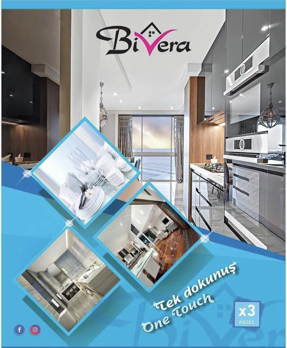 Bivera - Schoonmaakdoeken - Microvezeldoekjes - Microvezeldoeken - Vlekvrij - 3 stuks Bivera - Schoonmaakdoeken - Microvezeldoekjes - Microvezeldoeken - Vlekvrij - 3 Stuks -Schoonmaakproducten Winkel 989x1200 4